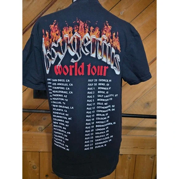 Boygenius World Tour 2023 Graphic Shirt Black Medium Phoebe Bridgers Indie Rock - Picture 3 of 3